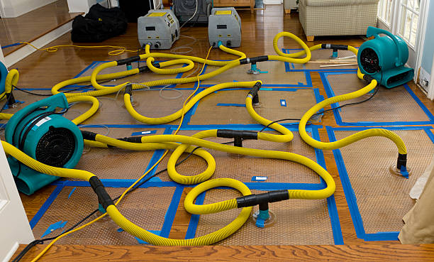 Professional Crawl Space Water Removal technician working in San Joaquin, CA